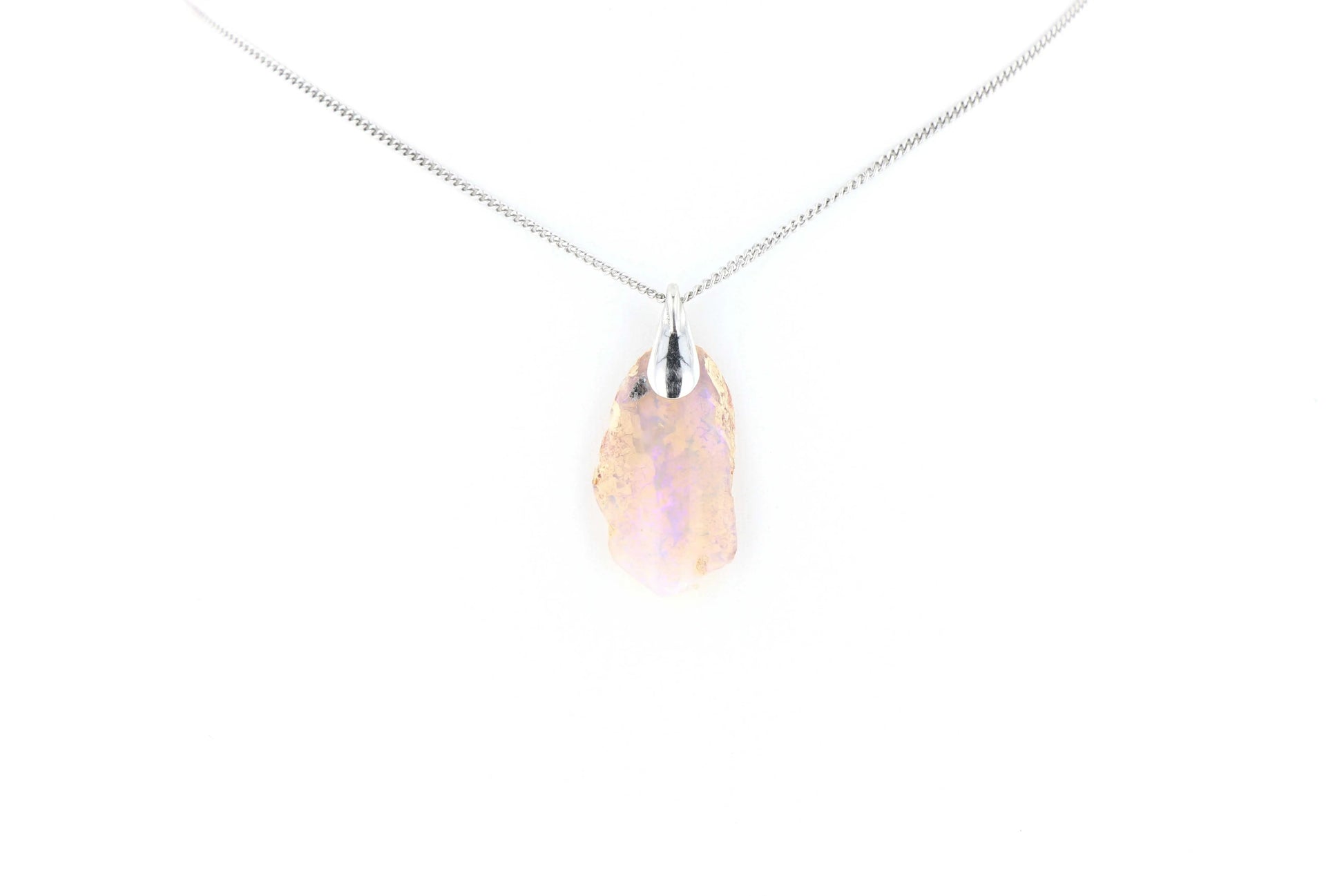 Pendentif Opale Bois Fossile 9 La Taillerie