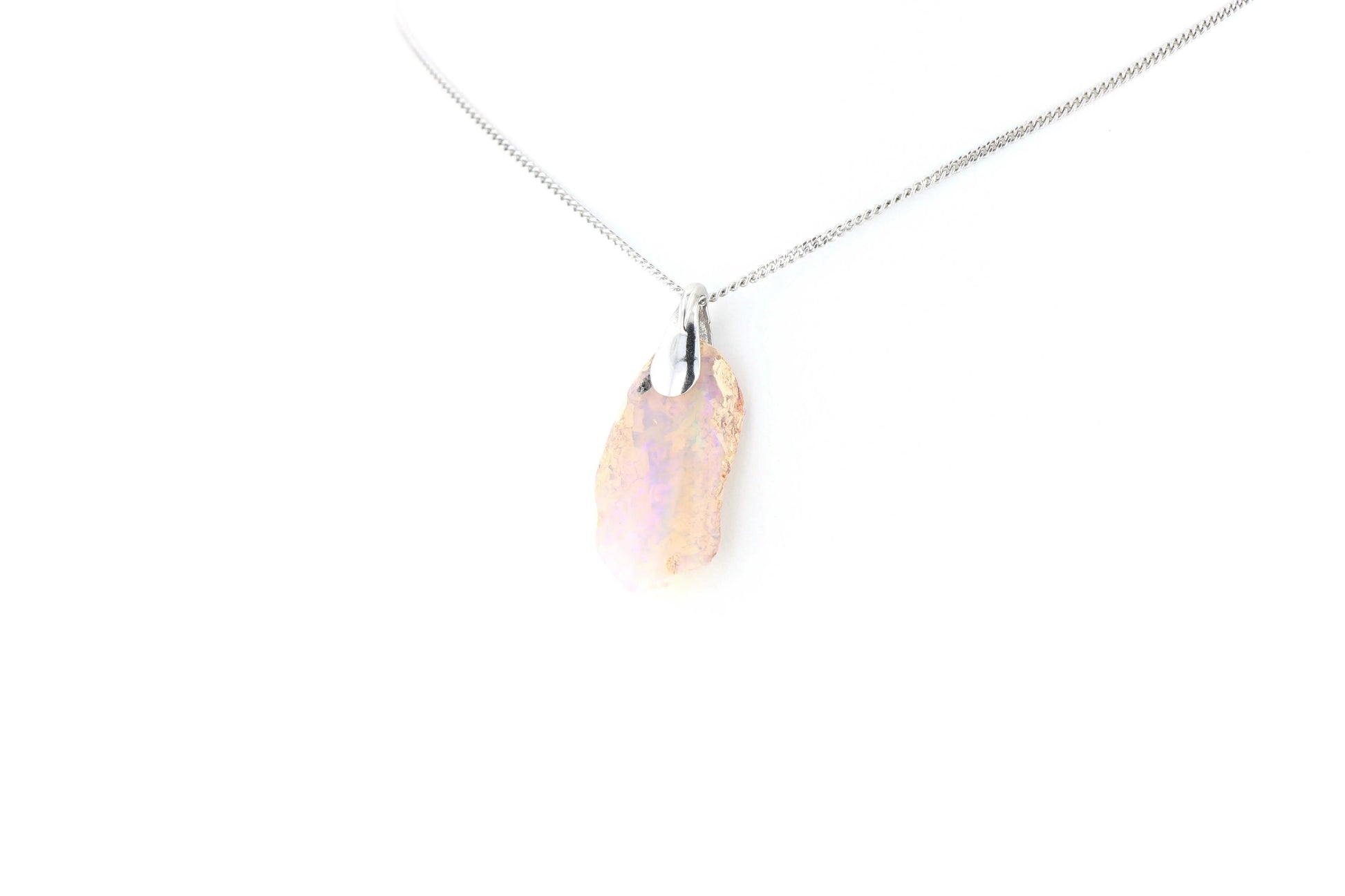 Pendentif Opale Bois Fossile 9 La Taillerie